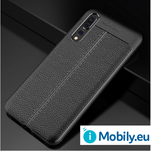 Luxury Leather TPU Case pro Huawei P20 - černé